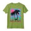 Miami Beach T-shirt Florida Miami Palm Trees - Maglietta Souvenir Estiva con Grafica Retrò per Uomo, Donna e Bambini - Regalo Unico per Amanti di Miami