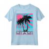 Miami Beach T-shirt Florida Miami Palm Trees - Maglietta Souvenir Estiva con Grafica Retrò per Uomo, Donna e Bambini - Regalo Unico per Amanti di Miami