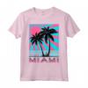 Miami Beach T-shirt Florida Miami Palm Trees - Maglietta Souvenir Estiva con Grafica Retrò per Uomo, Donna e Bambini - Regalo Unico per Amanti di Miami