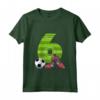 Bambino Sesto Compleanno Calcio 6 Anni - Maglietta Ragazzo Ragazza - Regalo Compleanno
