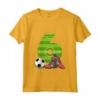 Bambino Sesto Compleanno Calcio 6 Anni - Maglietta Ragazzo Ragazza - Regalo Compleanno