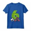 Bambino Sesto Compleanno Calcio 6 Anni - Maglietta Ragazzo Ragazza - Regalo Compleanno