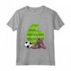 Bambino Sesto Compleanno Calcio 6 Anni - Maglietta Ragazzo Ragazza - Regalo Compleanno