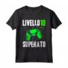 Livello 10 Superato Compleanno 10 Anni - Super Maglietta Gamer per Bambini - Ideale per Regalo Videogiochi Console