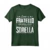 Orgoglioso Fratello della Migliore Sorella del Mondo - Maglietta Divertente per Compleanno e Festa del Papà - Ideale come Regalo di Natale
