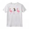Fenicottero Pinguino su Trampoli T-shirt Flamingo Lover - Ideale Regalo Divertente per Amanti degli Animali - Compleanni, Natale, e Altro