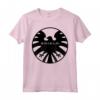 HapTiger Agents of S.H.I.E.L.D. Black Out Eagle Badge Maglietta - Official Marvel Apparel for Fans - Buy Licensed Tee Online