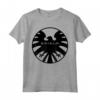 HapTiger Agents of S.H.I.E.L.D. Black Out Eagle Badge Maglietta - Official Marvel Apparel for Fans - Buy Licensed Tee Online