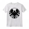 HapTiger Agents of S.H.I.E.L.D. Black Out Eagle Badge Maglietta - Official Marvel Apparel for Fans - Buy Licensed Tee Online