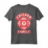 Chicago Illinois Fire Rescue Department Famiglia vigile del fuoco Maglietta - Regalo Perfetto per i Vigili del Fuoco di Chicago - Acquista Abbigliamento Abbinato per la Famiglia