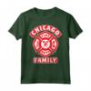 Chicago Illinois Fire Rescue Department Famiglia vigile del fuoco Maglietta - Regalo Perfetto per i Vigili del Fuoco di Chicago - Acquista Abbigliamento Abbinato per la Famiglia