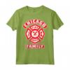 Chicago Illinois Fire Rescue Department Famiglia vigile del fuoco Maglietta - Regalo Perfetto per i Vigili del Fuoco di Chicago - Acquista Abbigliamento Abbinato per la Famiglia