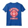 Chicago Illinois Fire Rescue Department Famiglia vigile del fuoco Maglietta - Regalo Perfetto per i Vigili del Fuoco di Chicago - Acquista Abbigliamento Abbinato per la Famiglia