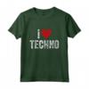 I Love EDM TShirt Divertente - Maglietta Vintage per Amanti della Musica Elettronica - Ideale come Regalo per Festival e DJ