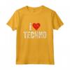 I Love EDM TShirt Divertente - Maglietta Vintage per Amanti della Musica Elettronica - Ideale come Regalo per Festival e DJ