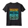 Kids Rock - T Shirt per Bambini - Camicia di Metallo del Bambino - Ideale Regalo per Ragazzi e Ragazze amanti della Musica Rock