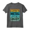 Kids Rock - T Shirt per Bambini - Camicia di Metallo del Bambino - Ideale Regalo per Ragazzi e Ragazze amanti della Musica Rock