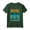 Kids Rock - T Shirt per Bambini - Camicia di Metallo del Bambino - Ideale Regalo per Ragazzi e Ragazze amanti della Musica Rock
