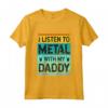 Kids Rock - T Shirt per Bambini - Camicia di Metallo del Bambino - Ideale Regalo per Ragazzi e Ragazze amanti della Musica Rock
