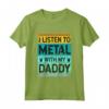 Kids Rock - T Shirt per Bambini - Camicia di Metallo del Bambino - Ideale Regalo per Ragazzi e Ragazze amanti della Musica Rock