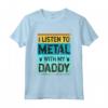 Kids Rock - T Shirt per Bambini - Camicia di Metallo del Bambino - Ideale Regalo per Ragazzi e Ragazze amanti della Musica Rock