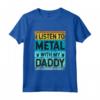 Kids Rock - T Shirt per Bambini - Camicia di Metallo del Bambino - Ideale Regalo per Ragazzi e Ragazze amanti della Musica Rock