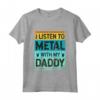 Kids Rock - T Shirt per Bambini - Camicia di Metallo del Bambino - Ideale Regalo per Ragazzi e Ragazze amanti della Musica Rock