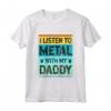Kids Rock - T Shirt per Bambini - Camicia di Metallo del Bambino - Ideale Regalo per Ragazzi e Ragazze amanti della Musica Rock