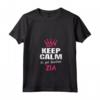 Donna Keep Calm Annuncio Gravidanza Zia - Maglietta Divertente per Futura Zia 2021 - Ideale come Regalo Premaman