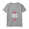 Donna Keep Calm Annuncio Gravidanza Zia - Maglietta Divertente per Futura Zia 2021 - Ideale come Regalo Premaman