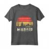 Orizzonte di Souvenir Vintage Retrò di Madrid - Madrid Skyline Maglietta - Ideale come Regalo Souvenir per Viaggiatori e Amanti di Madrid