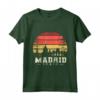 Orizzonte di Souvenir Vintage Retrò di Madrid - Madrid Skyline Maglietta - Ideale come Regalo Souvenir per Viaggiatori e Amanti di Madrid