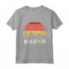 Orizzonte di Souvenir Vintage Retrò di Madrid - Madrid Skyline Maglietta - Ideale come Regalo Souvenir per Viaggiatori e Amanti di Madrid