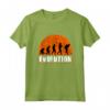 Hockey Lover Shirt - Divertente Evolution Gift umano - Ideale per Compleanno o Natale per gli amanti dell'hockey
