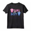 Ragazza o Ragazzo Genere Rivela Bambino Partito Ragazzo blu - Ragazza Rosa Maglietta - Vestito per Genere Rivelato Party