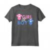 Ragazza o Ragazzo Genere Rivela Bambino Partito Ragazzo blu - Ragazza Rosa Maglietta - Vestito per Genere Rivelato Party
