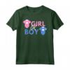 Ragazza o Ragazzo Genere Rivela Bambino Partito Ragazzo blu - Ragazza Rosa Maglietta - Vestito per Genere Rivelato Party