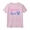 Ragazza o Ragazzo Genere Rivela Bambino Partito Ragazzo blu - Ragazza Rosa Maglietta - Vestito per Genere Rivelato Party