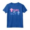 Ragazza o Ragazzo Genere Rivela Bambino Partito Ragazzo blu - Ragazza Rosa Maglietta - Vestito per Genere Rivelato Party