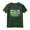 Installing Muscles - Loading - Please Wait...Fitness Maglietta per Amanti del Sollevamento Pesi e del Fitness - Regalo Ideale per gli Appassionati di Allenamento
