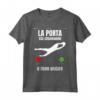 Portiere Calcio - La Porta Chiama Maglietta Divertente - Regalo Compleanno o Natale per Appassionati di Calcio