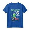 Compleanno Bambino 6 Anni - Maglietta Dinosauro Regalo - 6 Anni Fantastici per Fratello o Sorella