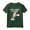 Simpatico Unicorno Kawaii - I Do What I Want - Maglietta Arcobaleno per Amanti degli Unicorni - Ideale per Natale o Compleanno