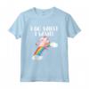 Simpatico Unicorno Kawaii - I Do What I Want - Maglietta Arcobaleno per Amanti degli Unicorni - Ideale per Natale o Compleanno
