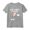 Simpatico Unicorno Kawaii - I Do What I Want - Maglietta Arcobaleno per Amanti degli Unicorni - Ideale per Natale o Compleanno