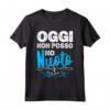 Oggi non Posso Ho Nuoto - Maglia Divertente per Nuotatori in Piscina - Regalo Ideale per Natale e Compleanno