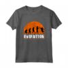Evoluzione del Calcio - Evoluzione Umana Divertente Maglietta per Uomini, Donne e Bambini - Ideale per Compleanno