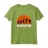 Evoluzione del Calcio - Evoluzione Umana Divertente Maglietta per Uomini, Donne e Bambini - Ideale per Compleanno