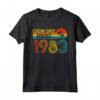 Legend Since August 1983 - Vintage 40th Birthday T-shirt for Men Women - Great Gift Ideas for 1983 Birth Year