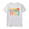 Legend Since August 1983 - Vintage 40th Birthday T-shirt for Men Women - Great Gift Ideas for 1983 Birth Year
